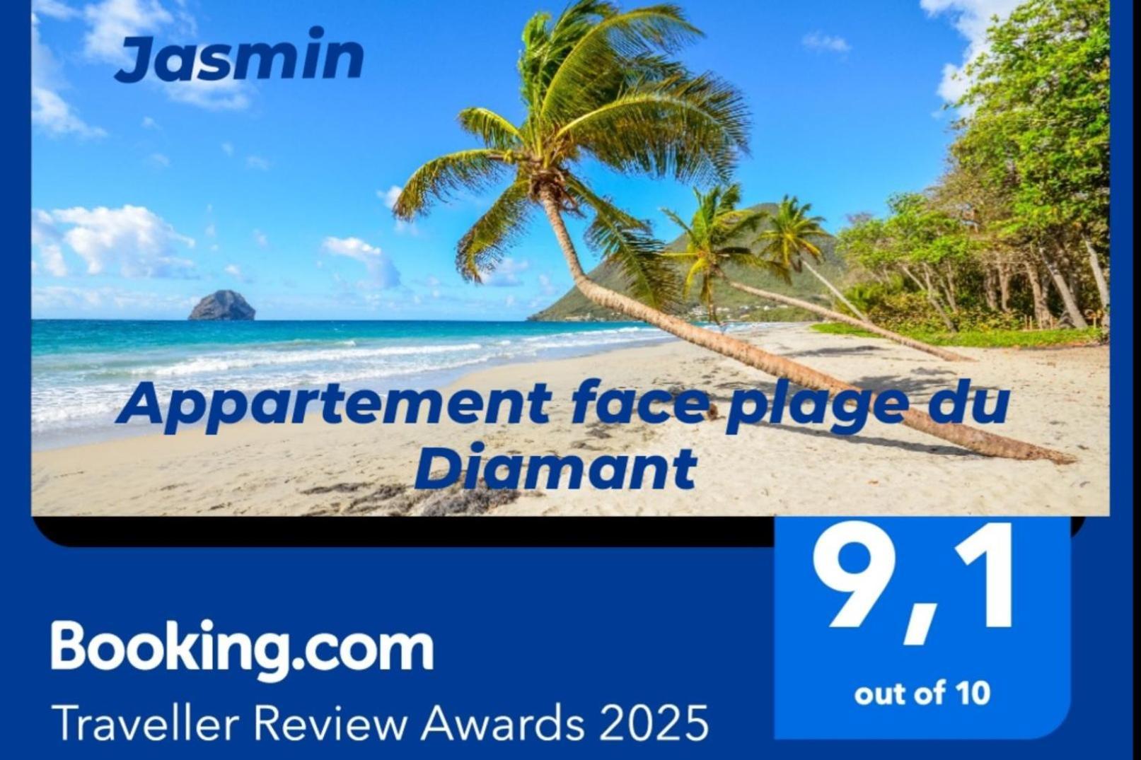 Jasmin - Appartement Face Plage Diamant Ле-Диаман Экстерьер фото